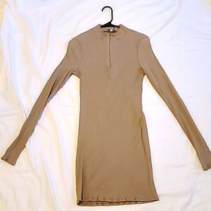 Long Sleeve Tan dress